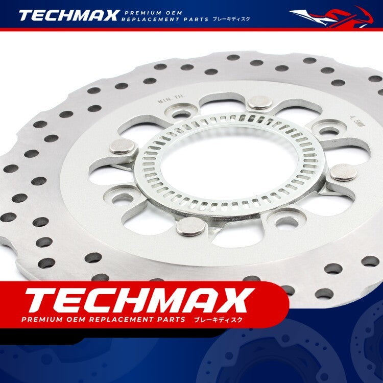 Techmax Brake Disc Suitable for Kawasaki Versys 650 motorcycles 2015-2023 Versys 650 Rear Brake Disc