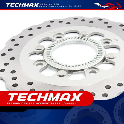 Techmax Brake Disc Suitable for Kawasaki Versys 650 motorcycles 2015-2023 Versys 650 Rear Brake Disc