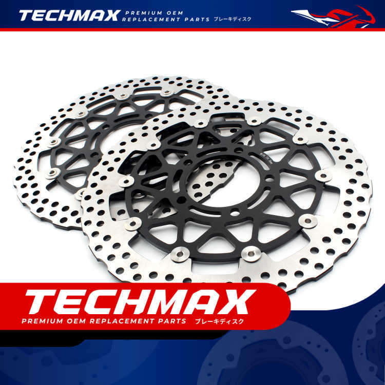 Techmax Brake Disc for Kawasaki ZX-10R 08-15 Years  Brake Disc Front Brake Disc ZX10R
