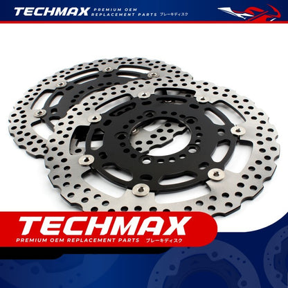 Techmax Brake Disc for Kawasaki Versys 1000 2012-2014 Front Brake Disc Front Brake Disc