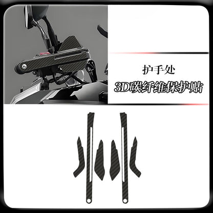 SYM ADXTG400 Carbon Fiber Tank Sticker for SYM ADXTG400 Anti-Scratch Motorcycle Decal Body Sticker
