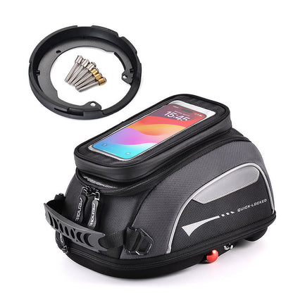 CUCYMA Suitable for Qjmotor SRK600 SRK250 Motorcycle All 5 Screw Cap Fuel Tank Bag QJ Can use
