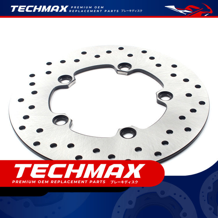 Techmax Brake Disc for Yamaha R1 R6 Mt10 Rear Brake Disc Brake Yamaha