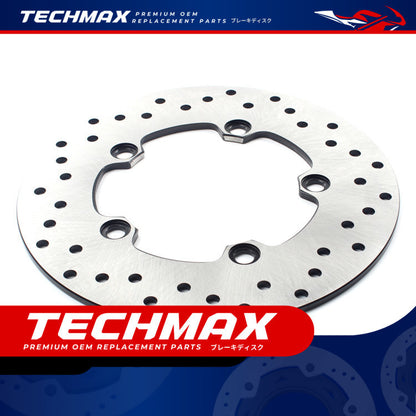 Techmax Brake Disc for Yamaha R1 R6 Mt10 Rear Brake Disc Brake Yamaha