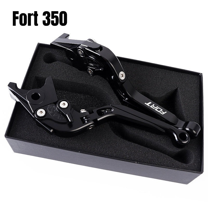 QJMOTOR FORT350 Modified Brake Lever with Parking Brake Fort 350 Handle Brake LEver Fortress 350
