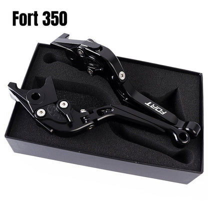 QJMOTOR FORT350 Modified Brake Lever with Parking Brake Fort 350 Handle Brake LEver Fortress 350