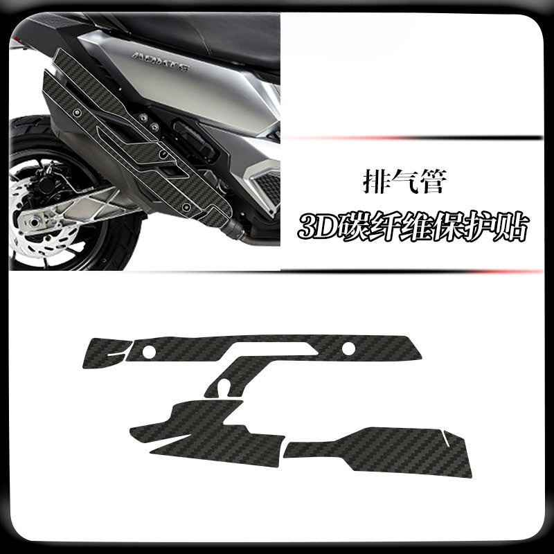 SYM ADXTG400 Carbon Fiber Tank Sticker for SYM ADXTG400 Anti-Scratch Motorcycle Decal Body Sticker