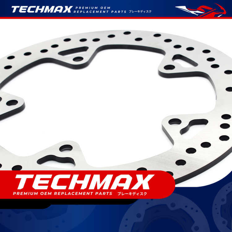 Techmax Brake Disc for BMW R1200GS R1250gs Rear Brake Disc Rear Disc Brake