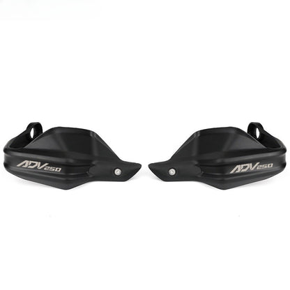Hand Guards for Qjmotor ATX250 250X Motorcycle Handlebar Lever Protector (Max turn touch windshield but still can lock)