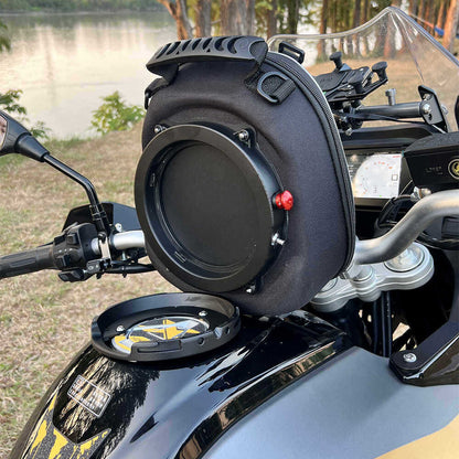 CUCYMA Motorcycle with Lock Quick Release Fuel Tank Bag for Suzuki GSR 600 GSX-S750 SVF 650 Gladius