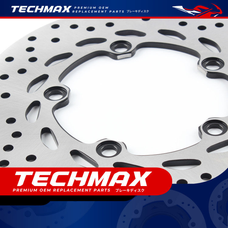 Techmax Brake Disc for Yamaha Fz1n Fz1s Fz6n Fz6s Rear Brake Disc and Later Disc Brake
