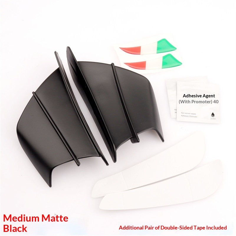 QJMOTOR SRK250R Modified Winglet Side Mirror Winglet Shark Fin Winglet Blade Side Winglet