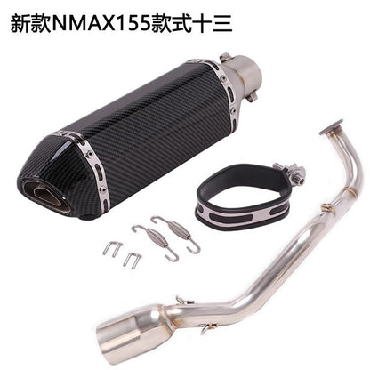 Yamaha NMAX155 V1 V2 V3 Front Header Full System Motorcycle Scooter Exhaust V1 Nmax V2 V3 Akrapovic