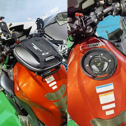 CUCYMA Motorcycle Quick Release Fuel Tank Bag Fit for Kawasaki Ninja 250 Ninja 250/250SL Z250