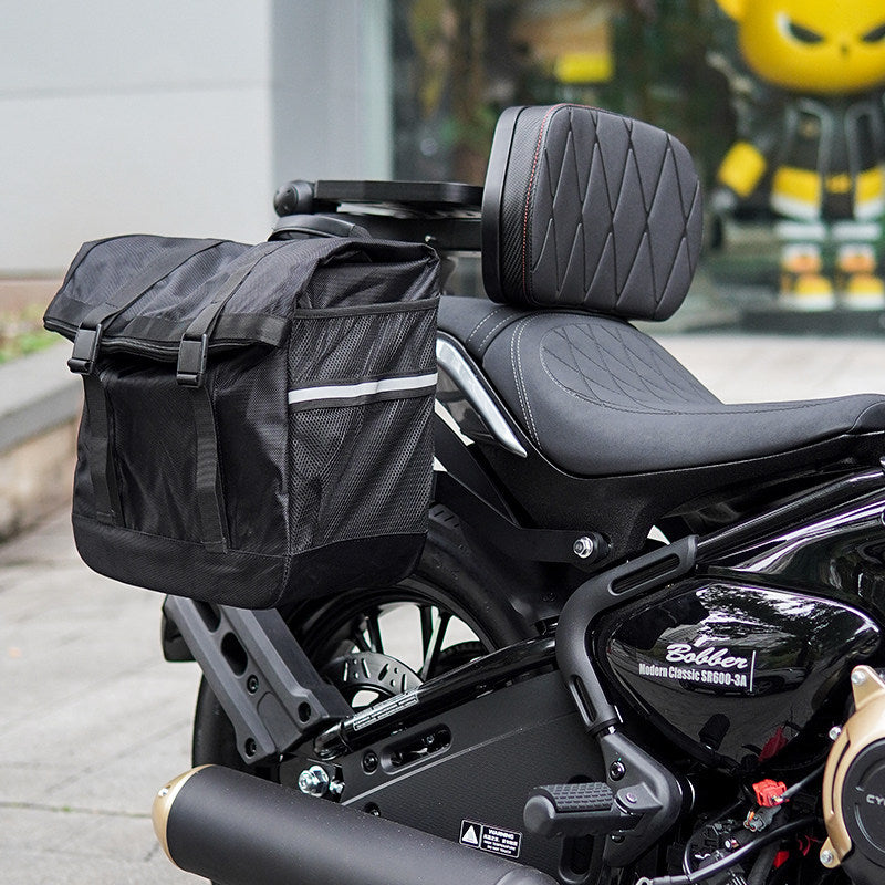 Cyclone RA600 Accessories Motorcycle Crash Bar Backrest Folding Rack for Cyclone RA 600 Side bag