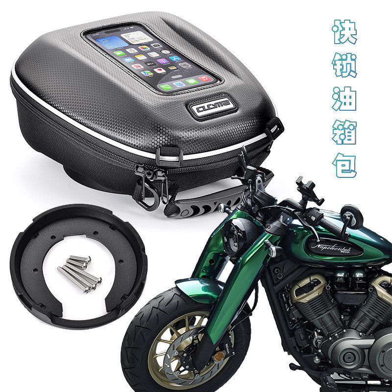 CUCYMA Benda Napoleon 500 Motorcycle Quick Release Fuel Tank Bag  Motorcycle Tank Bag with Lock