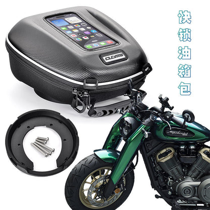 CUCYMA Benda Napoleon 500 Motorcycle Quick Release Fuel Tank Bag  Motorcycle Tank Bag with Lock