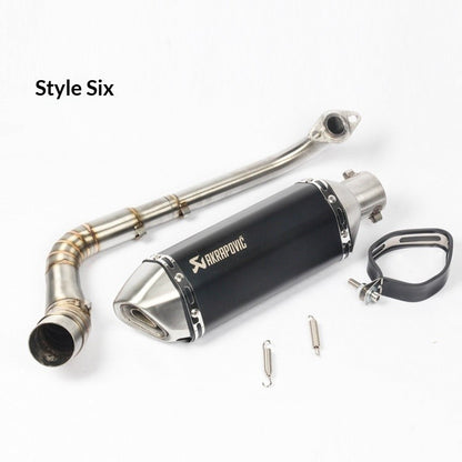 Yamaha NMAX155 V1 V2 V3 Front Header Full System Motorcycle Scooter Exhaust V1 Nmax V2 V3 Akrapovic