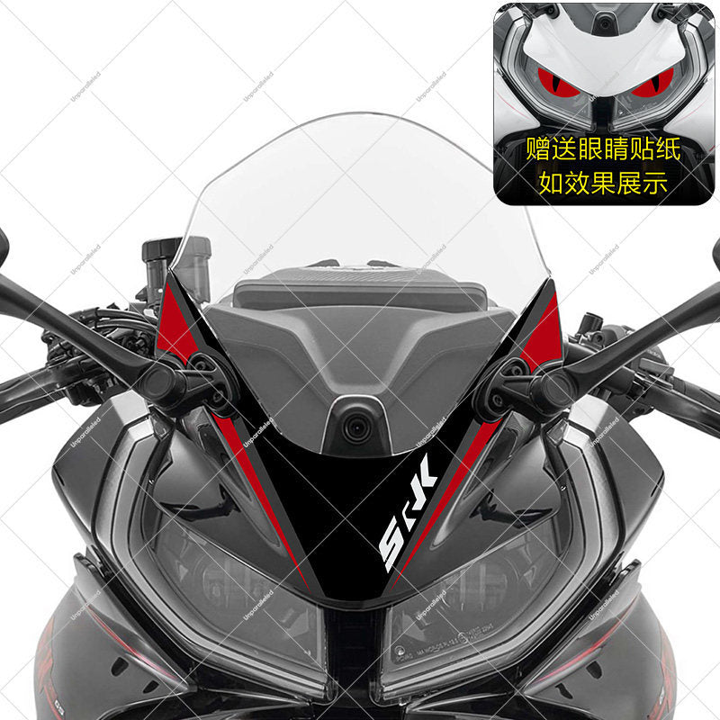 Qjmotor SRK450RR 250RD Motorcycle Body Sticker Decals Waterproof Mod Decoration Protective Film