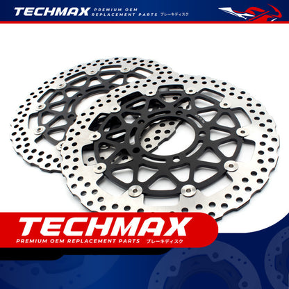 Techmax Brake Disc for Kawasaki Z800 13-16 Years  Brake Disc Front Brake Disc Z800