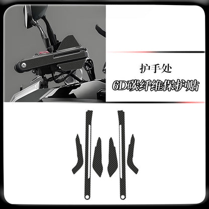 SYM ADXTG400 Carbon Fiber Tank Sticker for SYM ADXTG400 Anti-Scratch Motorcycle Decal Body Sticker