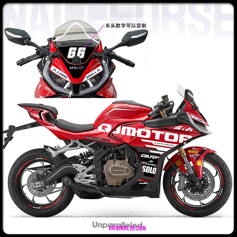Qjmotor SRK450RR 250RD Motorcycle Body Sticker Decals Waterproof Mod Decoration Protective Film