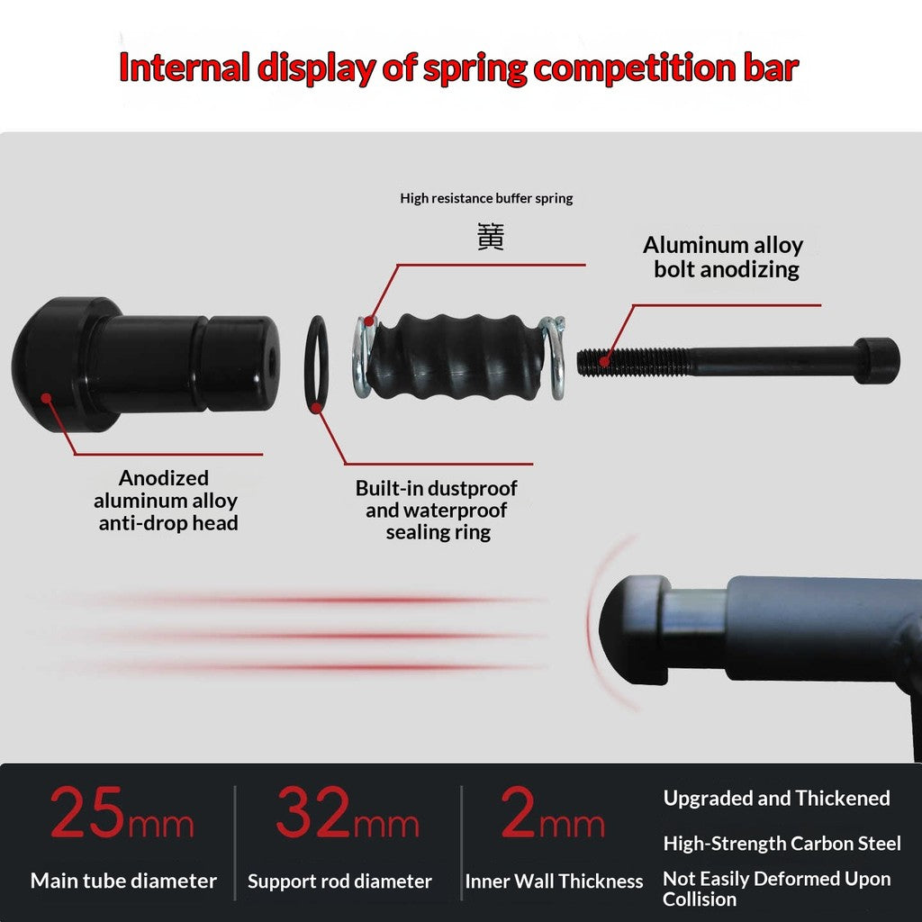 Qjmotor SRK250RR Crash Bar Spring-loaded Slider Safety Bumper SRK250RR Engine Protector Crash Bar