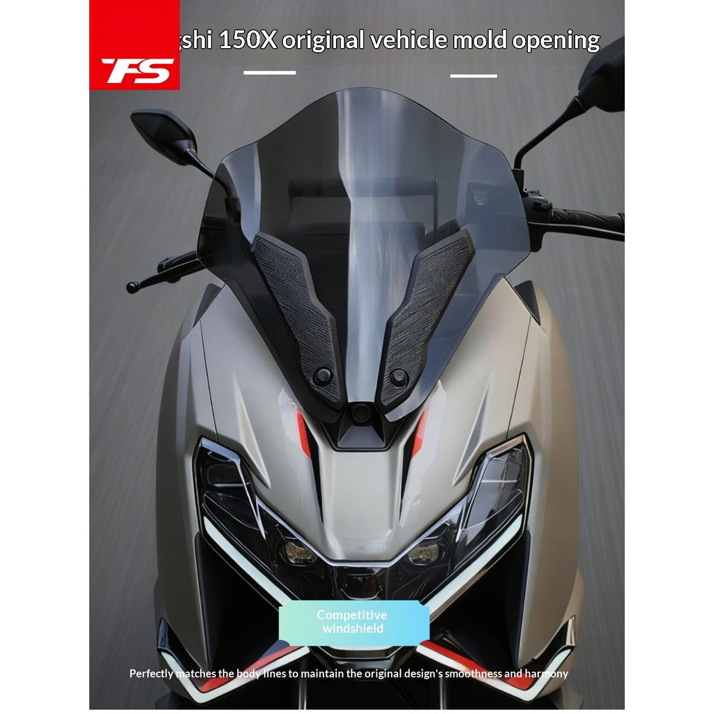 TFS ZONTES 150X Windshield Racing Windshield Crossbar Front Cover Zontes 150X Windshield