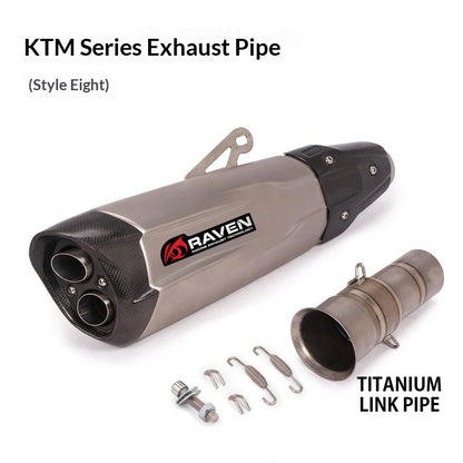 RAVEN KTM1050 1090 1190 1290ADV Exhaust Full System KTM Titanium Link Pipe KTM Motorcycle Exhaust