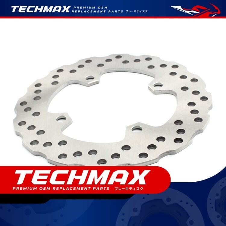 Techmax Brake Disc for Kawasaki ZX-6R 636 ZX-10R Rear Brake Disc Rear Disc Brake ZX6R ZX10R