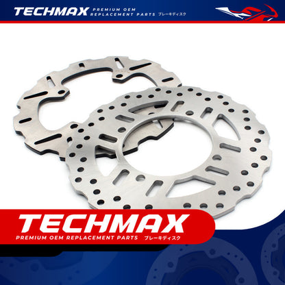 Techmax Brake Disc for Kawasaki Z750 Z800 Z900 Z900RS Z1000 Rear Brake Disc Kawasaki Disc Brake