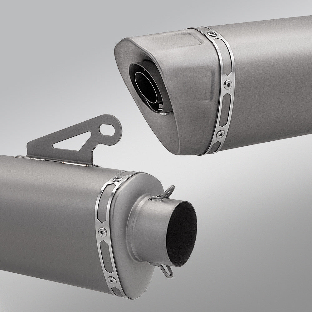 RAVEN 51mm 60mm Universal Motorcycle Exhaust Pipe M12 Titanium Muffler For Z1000 RSV4 Daytona R6