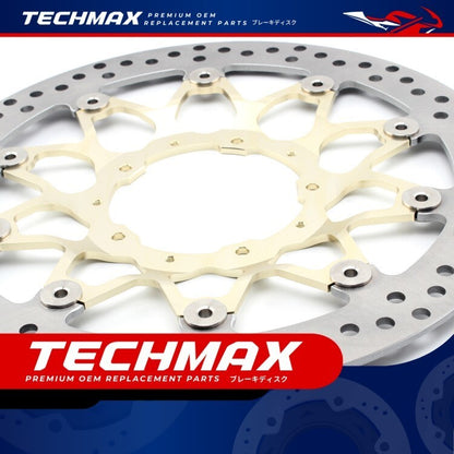 Techmax Brake Disc for Honda CBR1000RR 17-19 Years Brake Disc Front Brake Disc (SP Version Cannot!)