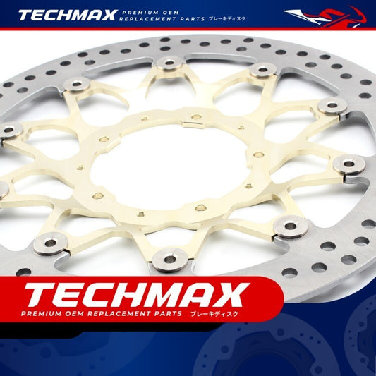 Techmax Brake Disc for Honda CBR1000RR 17-19 Years Brake Disc Front Brake Disc (SP Version Cannot!)