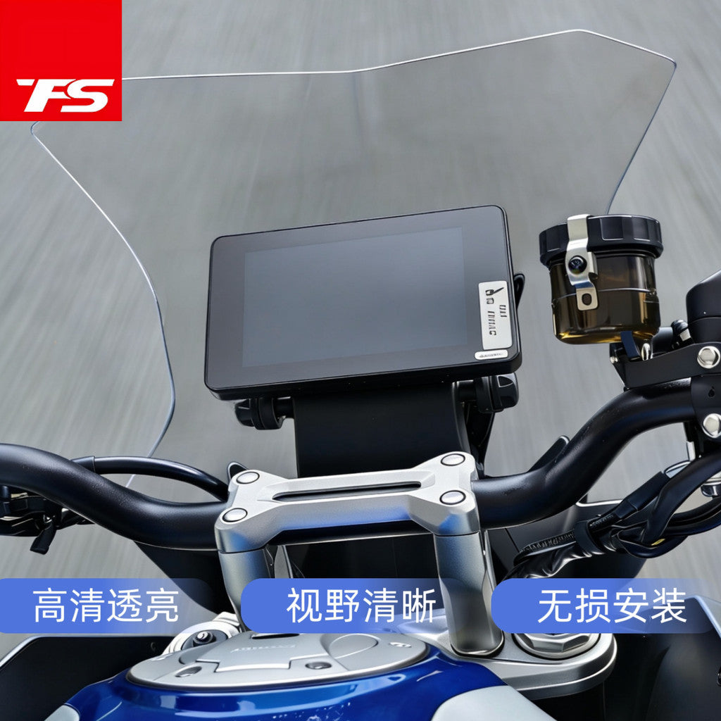 TFS ZONTES 703T Windshield ADV Style Front Windscreen Motorcycle Accessories Windshield