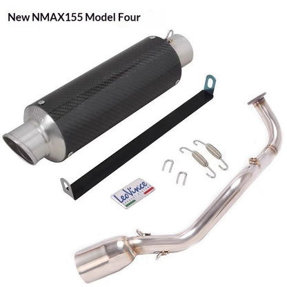 Yamaha NMAX155 V1 V2 V3 Front Header Full System Motorcycle Scooter Exhaust V1 Nmax V2 V3 Akrapovic
