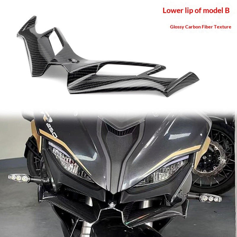 QJMOTOR SRK250R Modified Winglet Side Mirror Winglet Shark Fin Winglet Blade Side Winglet