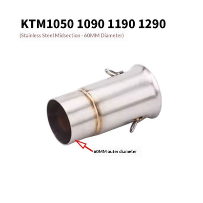 RAVEN KTM1050 1090 1190 1290ADV Exhaust Full System KTM Titanium Link Pipe KTM Motorcycle Exhaust