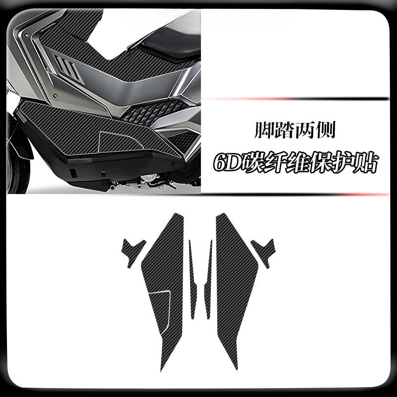 SYM ADXTG400 Carbon Fiber Tank Sticker for SYM ADXTG400 Anti-Scratch Motorcycle Decal Body Sticker