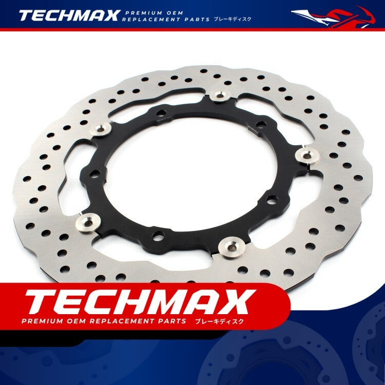 Techmax Brake Disc for Yamaha Mt07 XSR700 Tracer700 Tenere700 Front Brake Disc Front Brake Disc