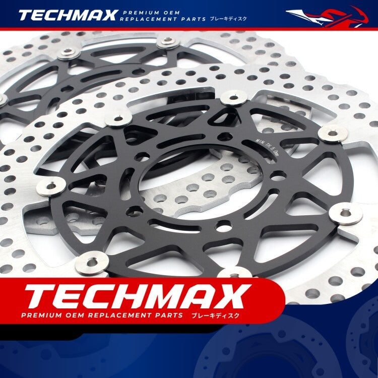 Techmax Brake Disc for Kawasaki Z1000SX 11-23 Years Brake Disc Front Brake Disc Z1000 SX