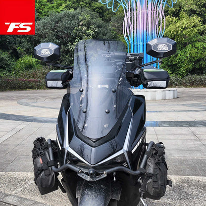 TFS Wmoto Island 150 Front Windshield Modification Heightening Transparent Windshield Protection