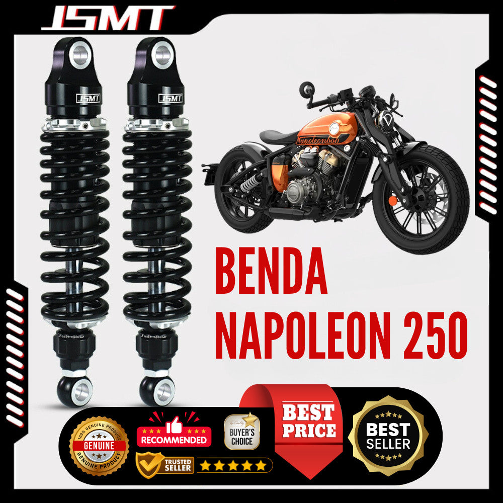 JSMT BENDA Napoleon Bob 250 Rear Shock Absorber Adjustable Pre-load 16mm Axis Benda 250