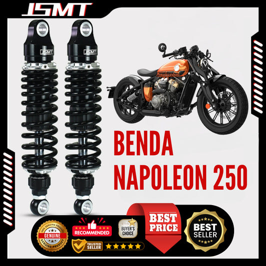 JSMT BENDA Napoleon Bob 250 Rear Shock Absorber Adjustable Pre-load 16mm Axis Benda 250