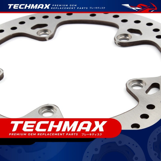 Techmax Brake Disc for BMW F800GS F800GT F800R F800s F800ST Rear Brake Disc Rear Disc Brake