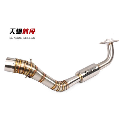 Yamaha Motorcycle NVX155 V1 Akrapovic AEROX155 Modified Full SC Project Exhaust Pipe Muffler NVX155