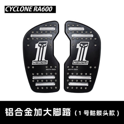Cyclone RA600 Modified Gear Shift Lever Front Rear Pedal Extension Non-slip Foot Plate Parts