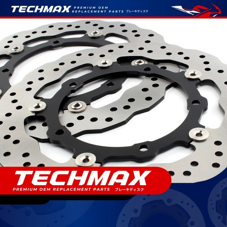 Techmax Brake Disc for Yamaha Mt07 XSR700 Tracer700 Tenere700 Front Brake Disc Front Brake Disc