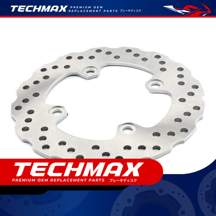 Techmax Brake Disc for Kawasaki Er6n Er6f Kle650 Rear Brake Disc Rear Disc Brake