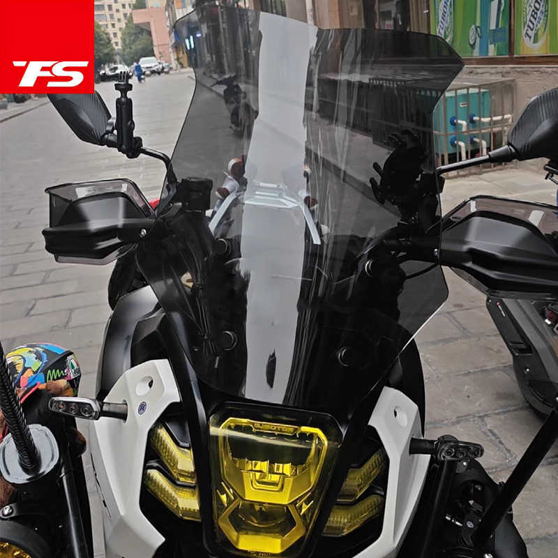 TFS Front Windshield For QJmotor SVT650 Upgrade Height Windshield SVT 650 Windscreen Accessories